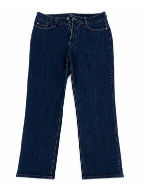 NxD YJ Women's Dark Wash Bootcut Jeans Size 12 Made USA Stretch Denim